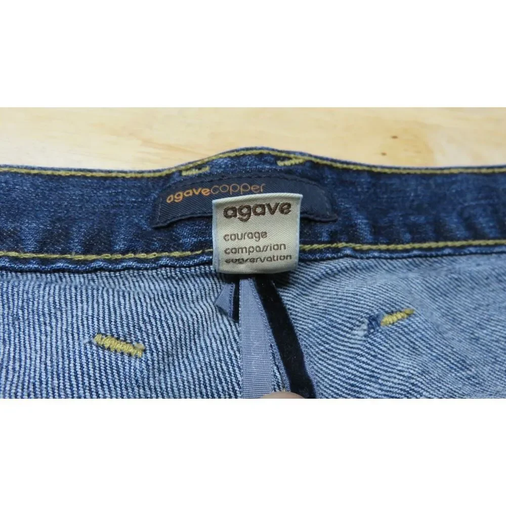 Mens Agave Copper Spitfire Relaxed Straight Jeans Pants Blue USA Made Size 40x36